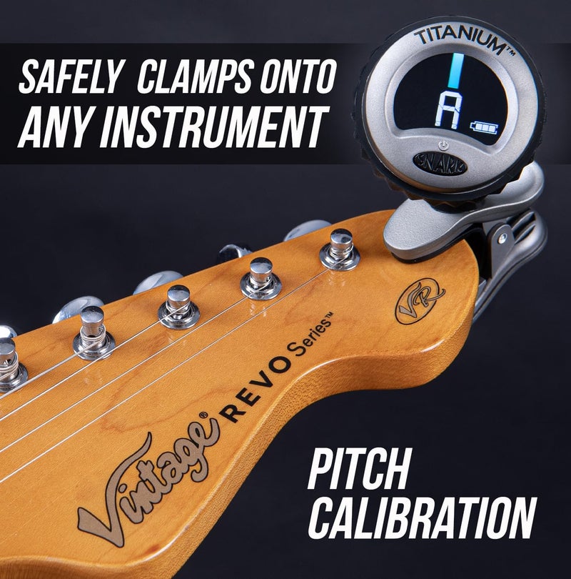 SNARK ST-8 Titanium Rechargeable Guitar Tuner (ST8-TITANIUM) - Image 2